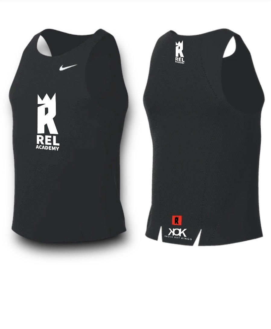 Nike Pro Dri-FIT Logo Men's Training Tank - Black/White